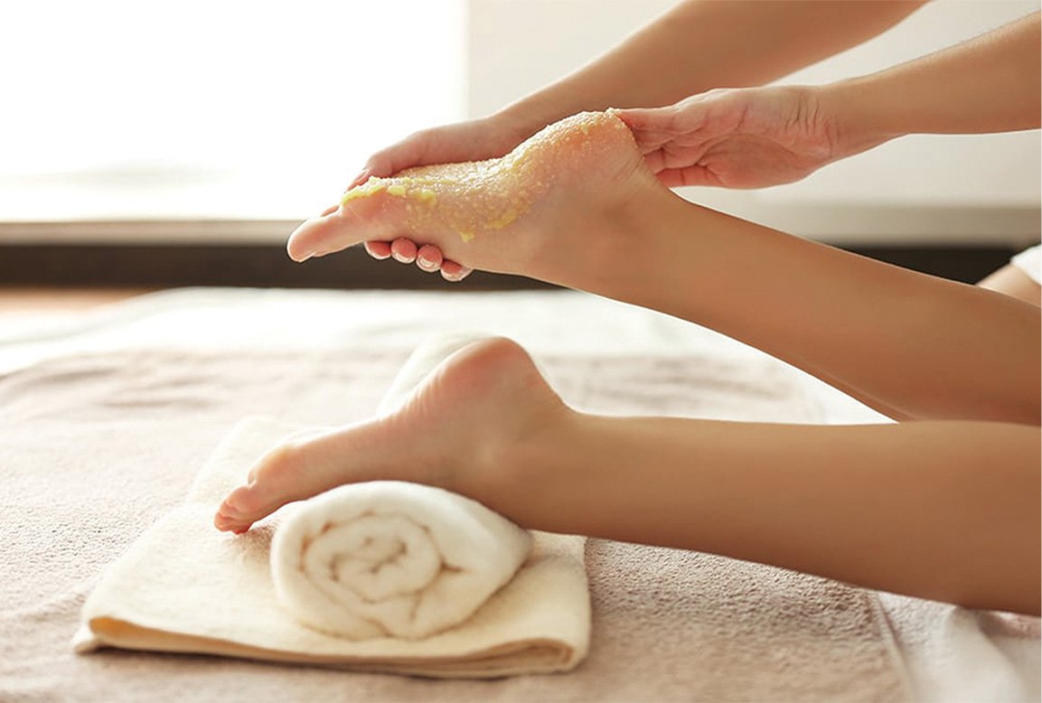 foot scrub at muy wellness massage